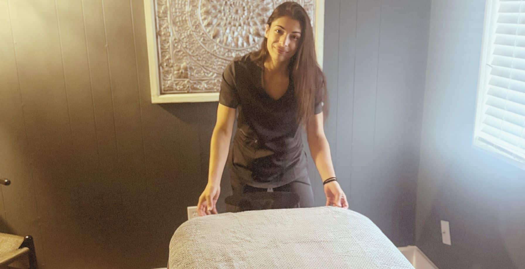 Dora lopez a female massage therapist at cielo spa & wellness Philadelphia Dora lopez a female massage therapist at cielo spa & wellness Philadelphia