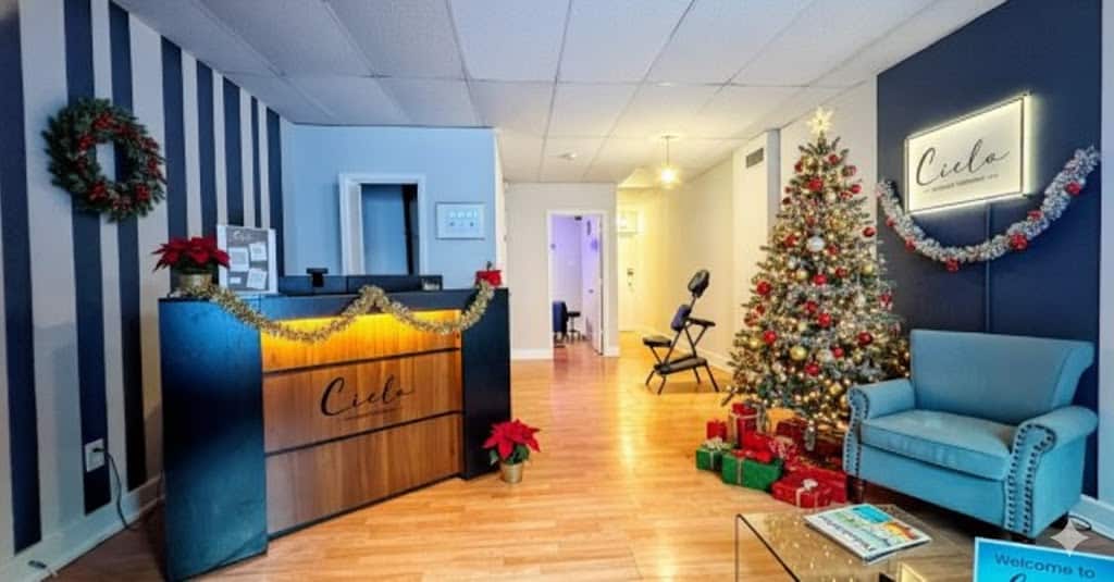 Cielo spa & wellness christmas holiday massage therapy